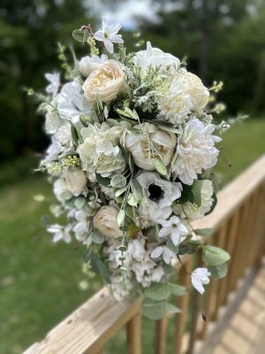 Ivory & White Wedding Bouquet